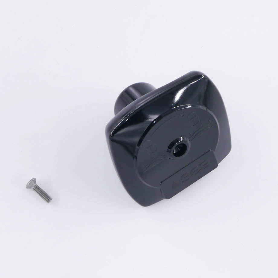 しめハンドル(固定用ネジ付) 黒