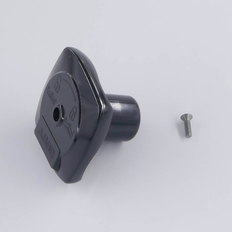 しめハンドル(黒/四角 固定用ネジ付)